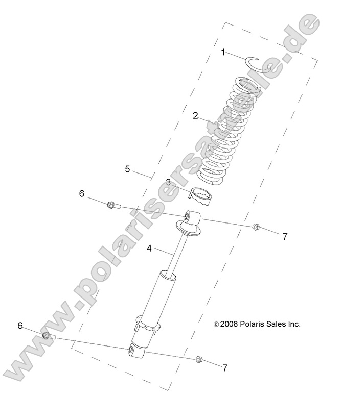 suspension shock front