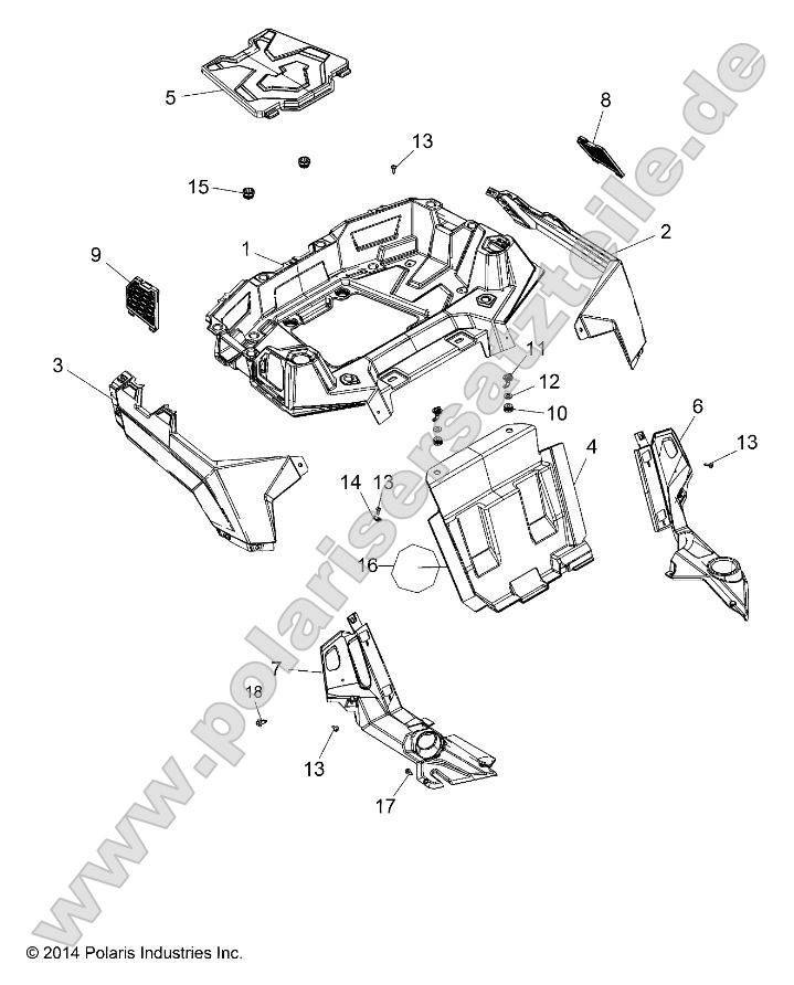 Body, Rear Rack and Fenders