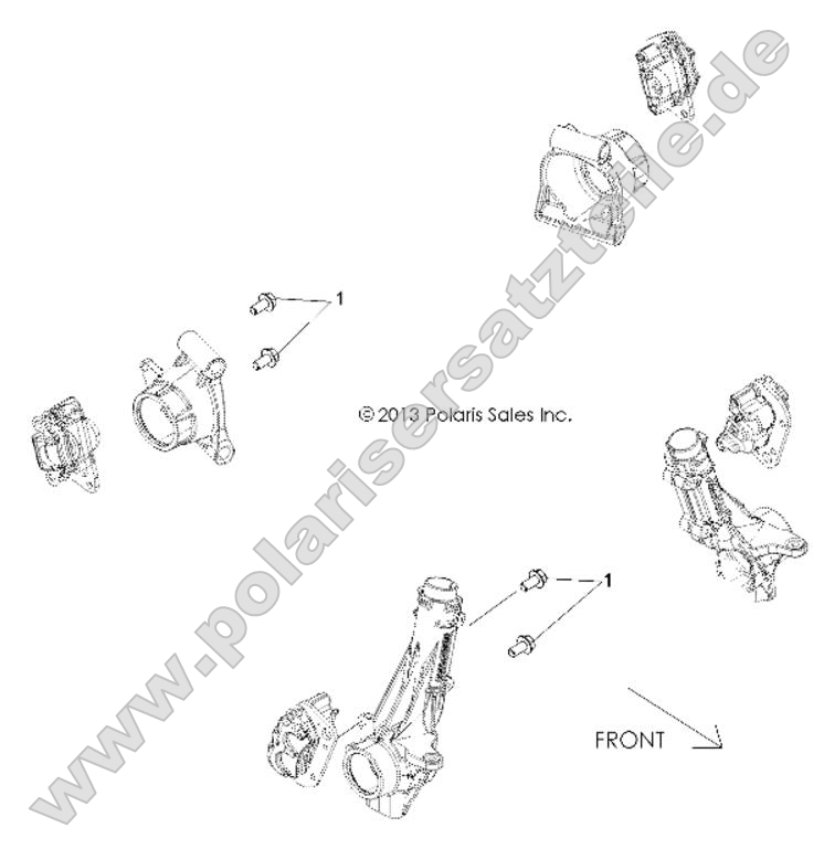 Brakes, Caliper Mounting