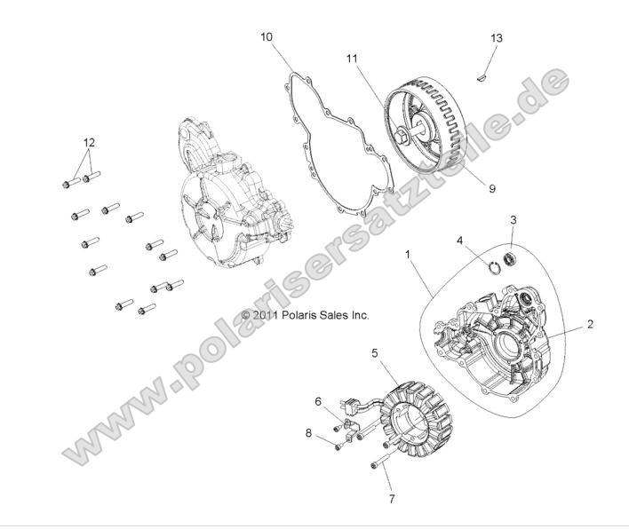ENGINE, STATOR and COVER