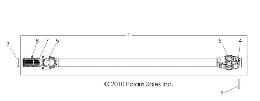 DRIVE TRAIN, FRONT PROP SHAFT