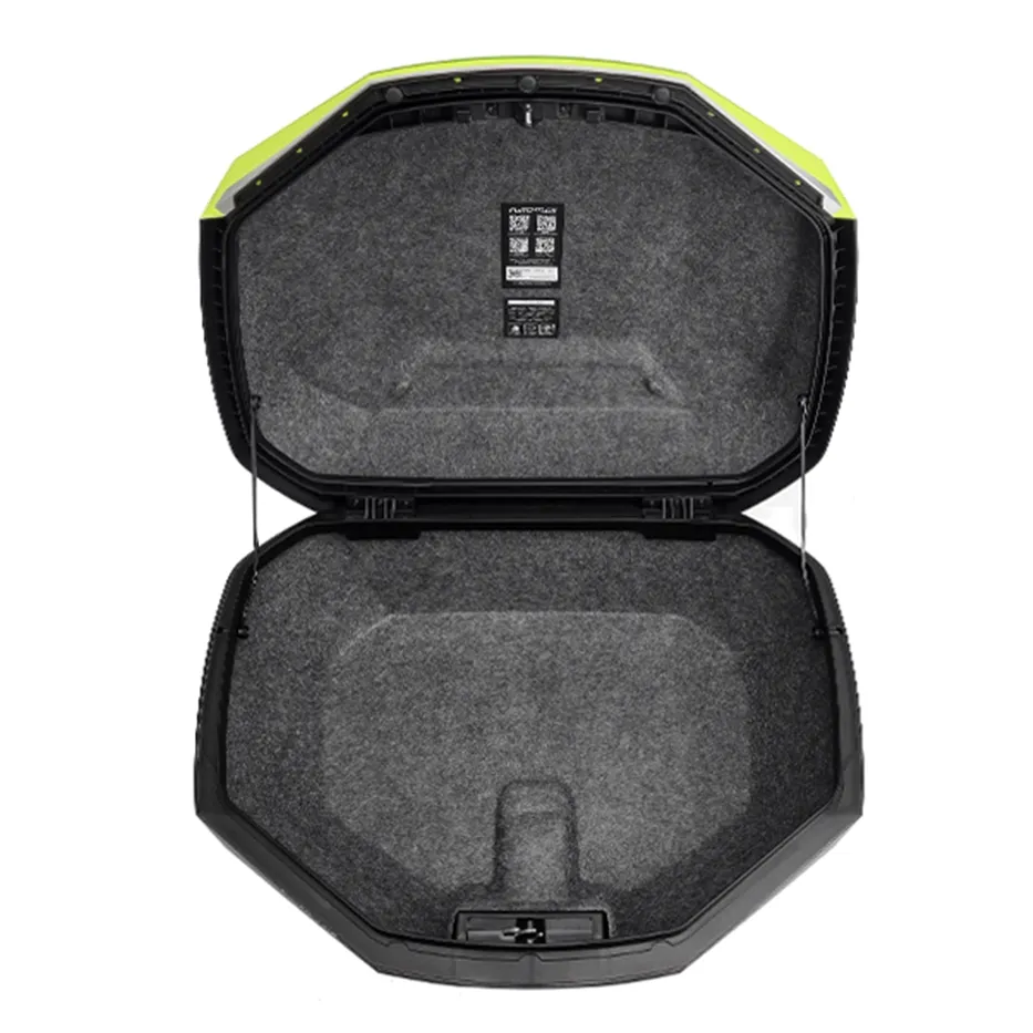 Furchtlos SHIELD L Luxe Topcase - 48 Liter - schwarz/gelb