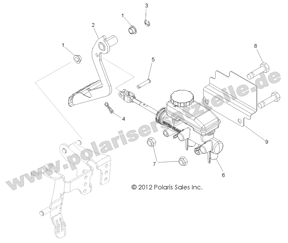 BRAKES, PEDAL and MASTER CYLINDER