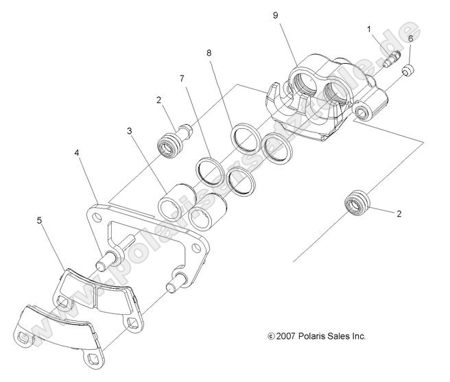 BRAKES, FRONT CALIPER