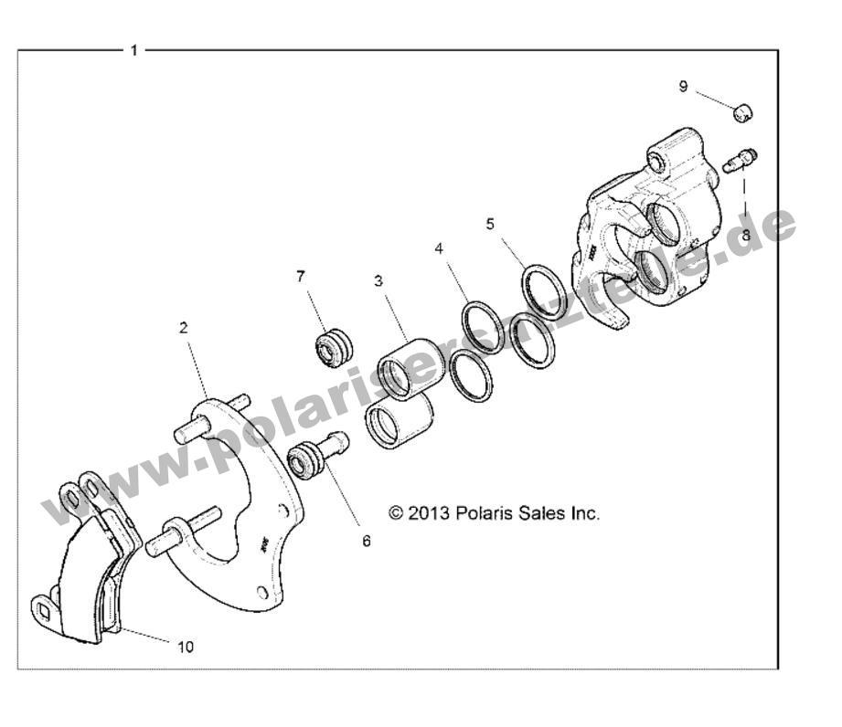 BRAKES, REAR CALIPER