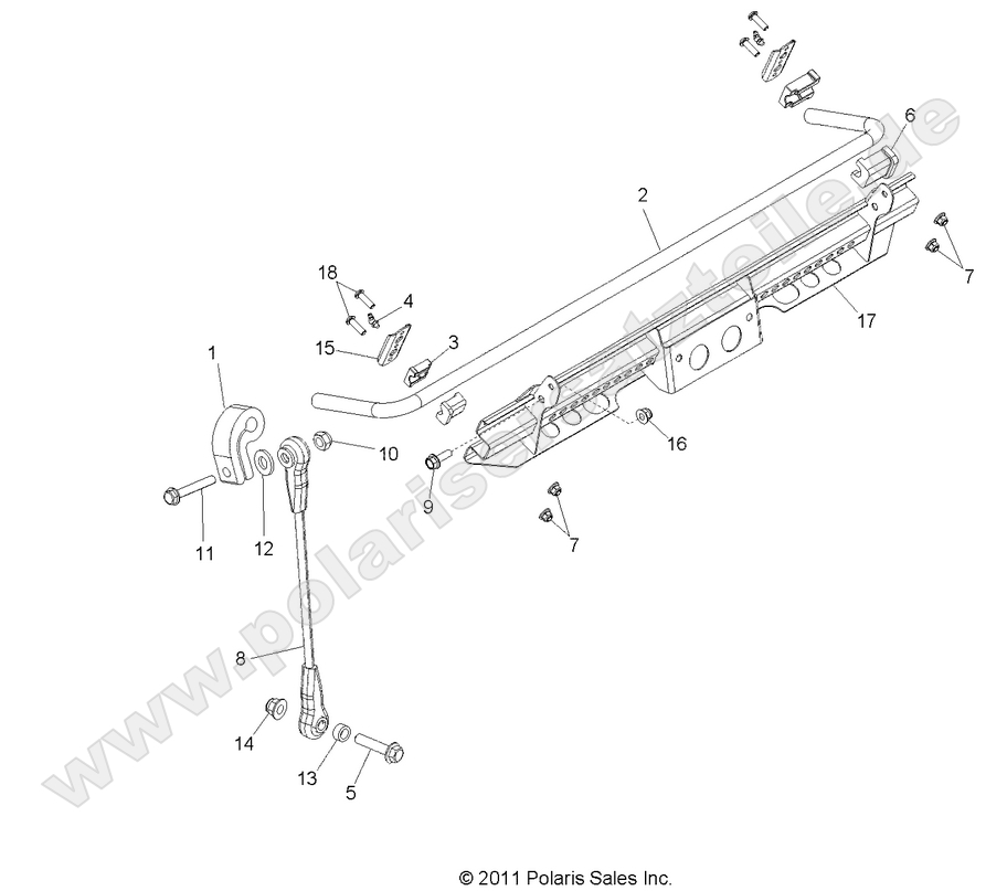 SUSPENSION, STABILIZER BAR, FRONT
