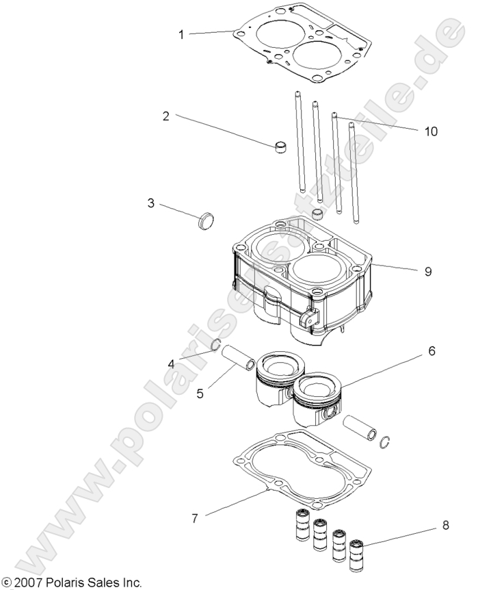 ENGINE, PISTON and CYLINDER