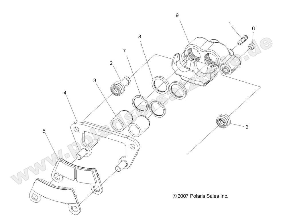 BRAKES, FRONT CALIPER