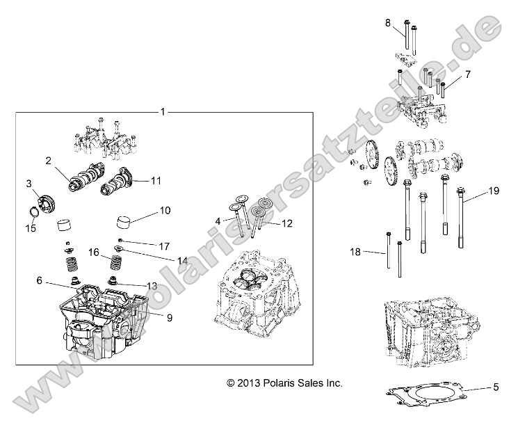Engine, Cylinder Head, Cams and Valves