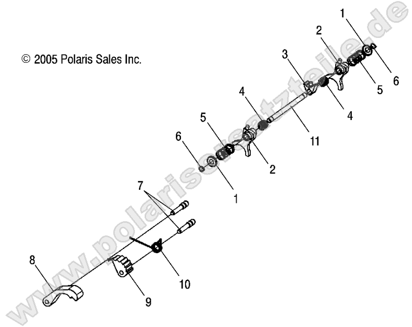 TRANSMISSION, SHIFT FORKS