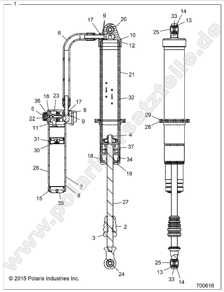 SUSPENSION, REAR SHOCK