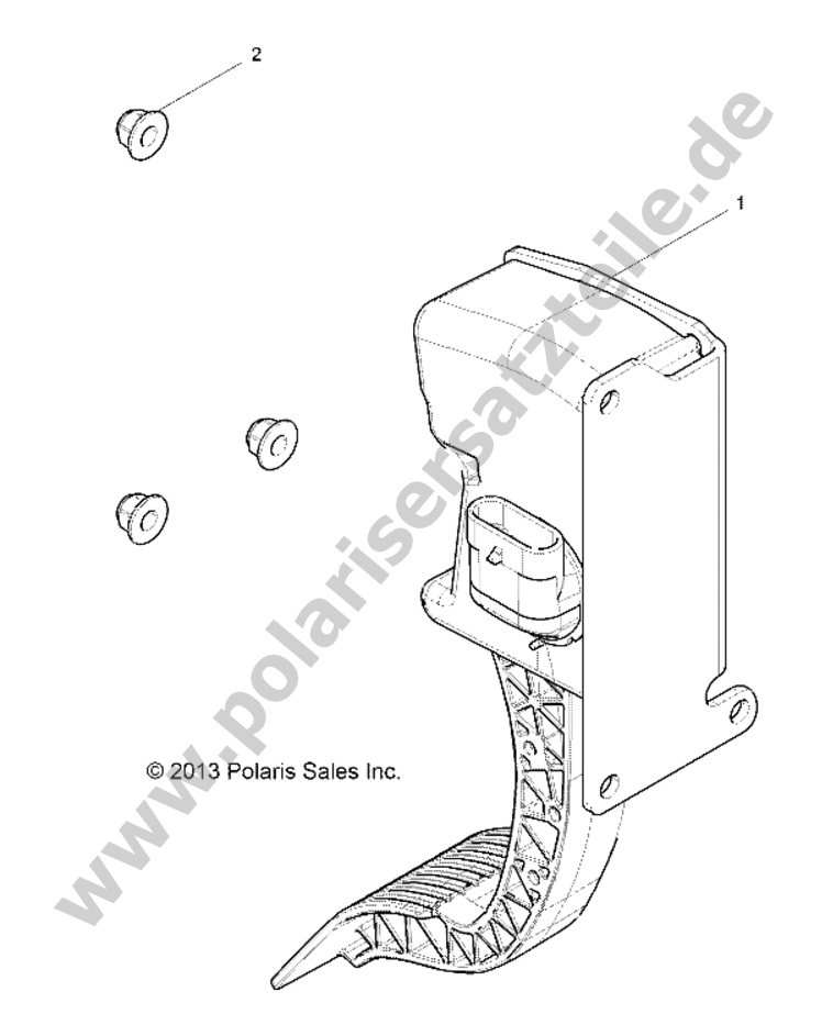 ENGINE, THROTTLE PEDAL