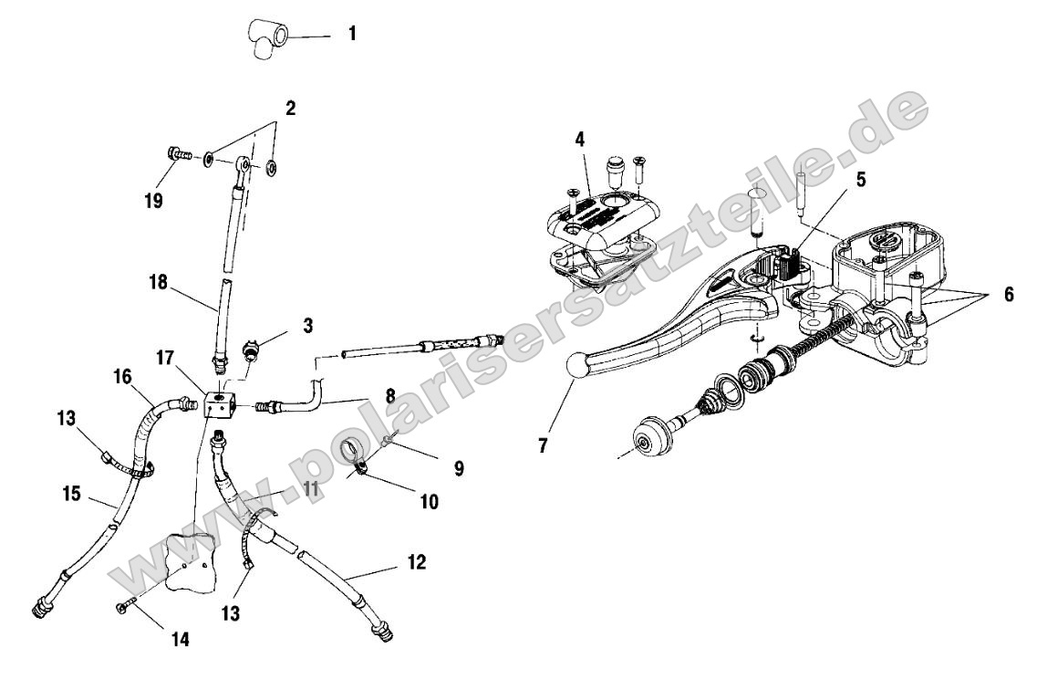 Controls - Master Cylinder/Brake Line