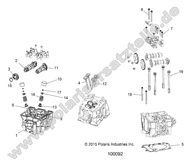 Engine, Cylinder Head, Cams and Valves