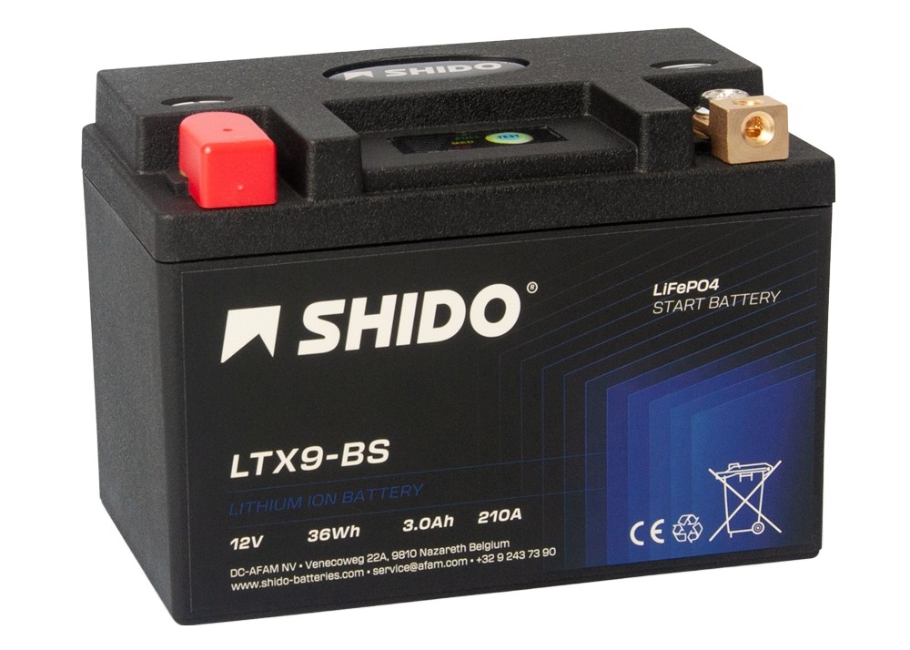 Shido LTX9-BS Lithium Ionen Batterie 12V LiFePO4 (YTX9-BS FTX9-BS) Shido LTX9-BS Lithium Ionen Batterie 12V LiFePO4 (YTX9-BS FTX9-BS)