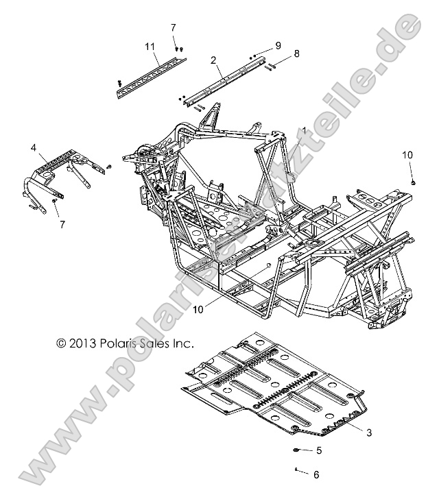 Chassis, Main Frame and Skid Plate