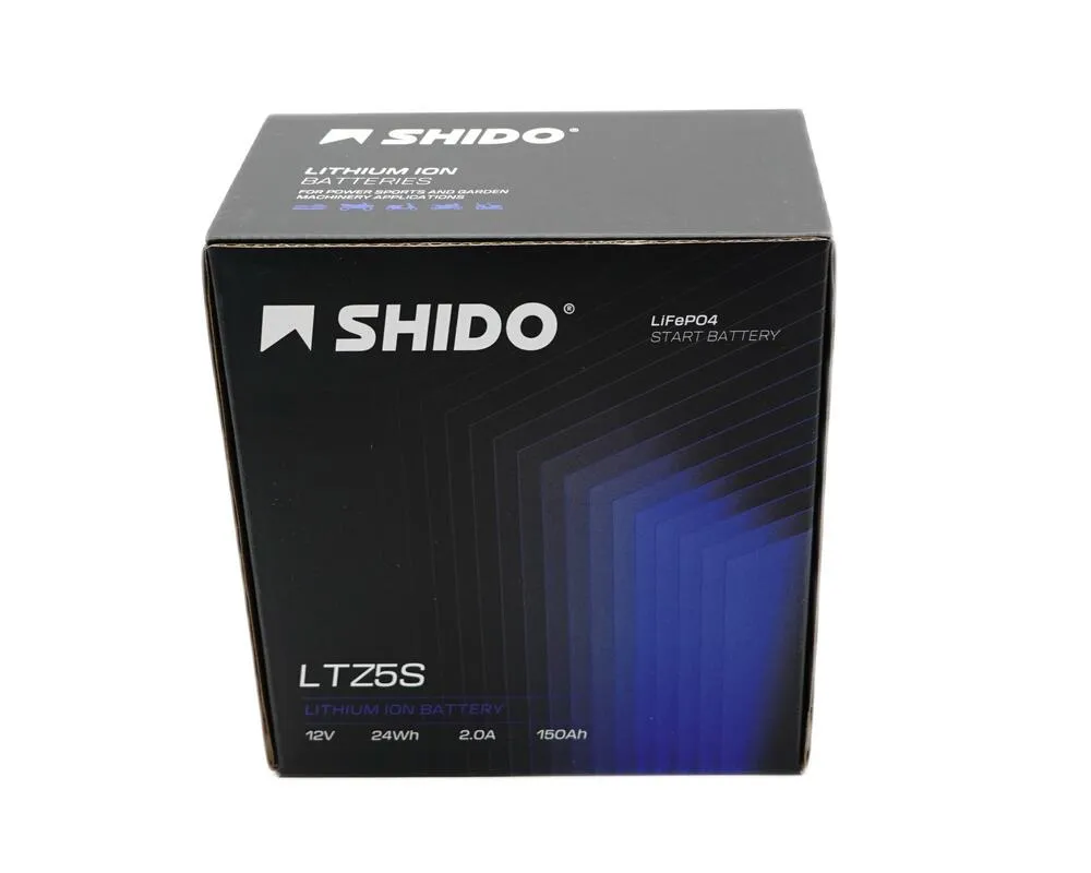 Shido LTZ5S Lithium Ionen Batterie 12V LiFePO4 (YTZ5S-BS, YTZ5S)