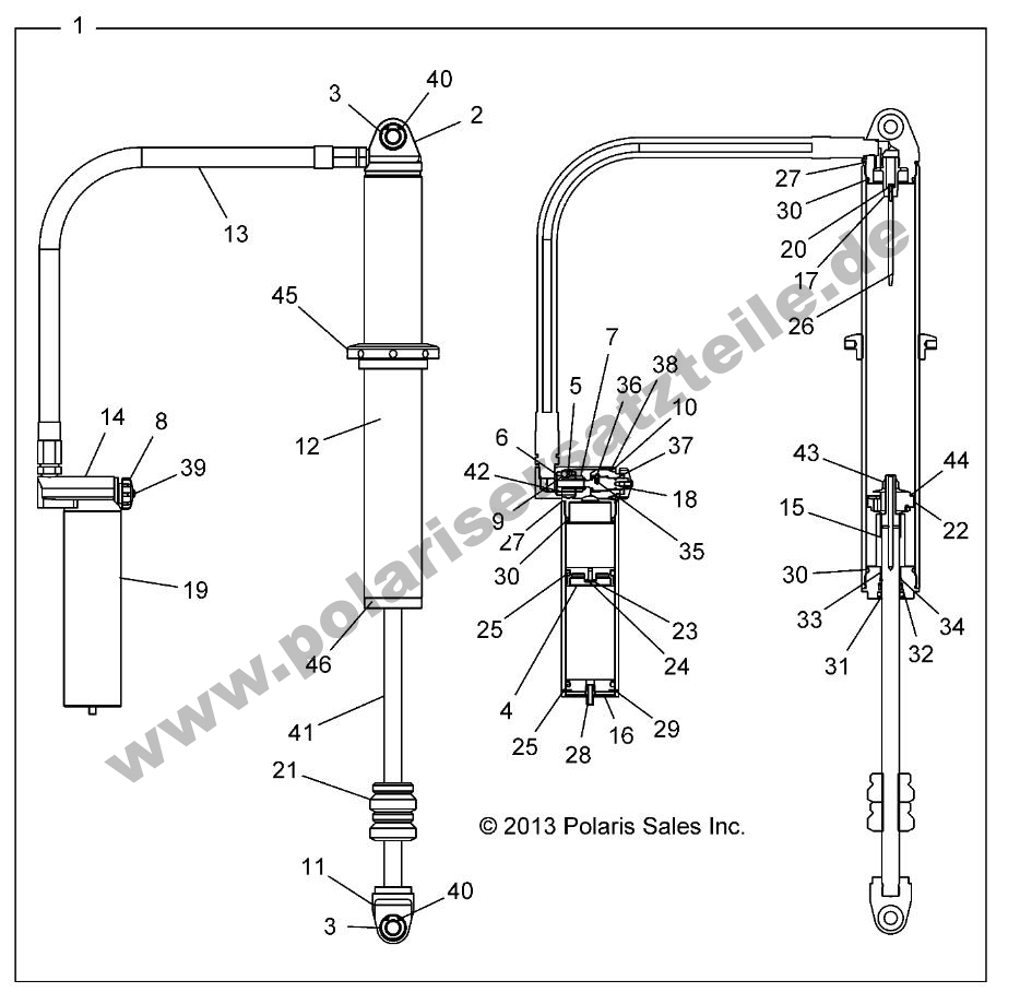 SUSPENSION, REAR SHOCK
