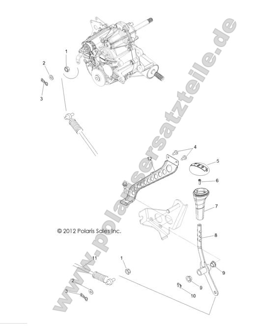 DRIVE TRAIN, GEAR SELECTOR