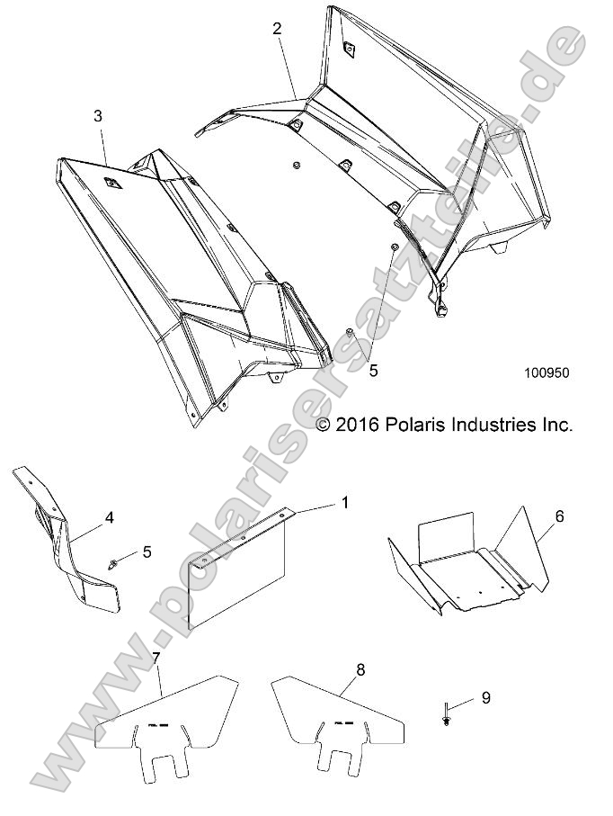 Body, Rear Cab and Heat Shields