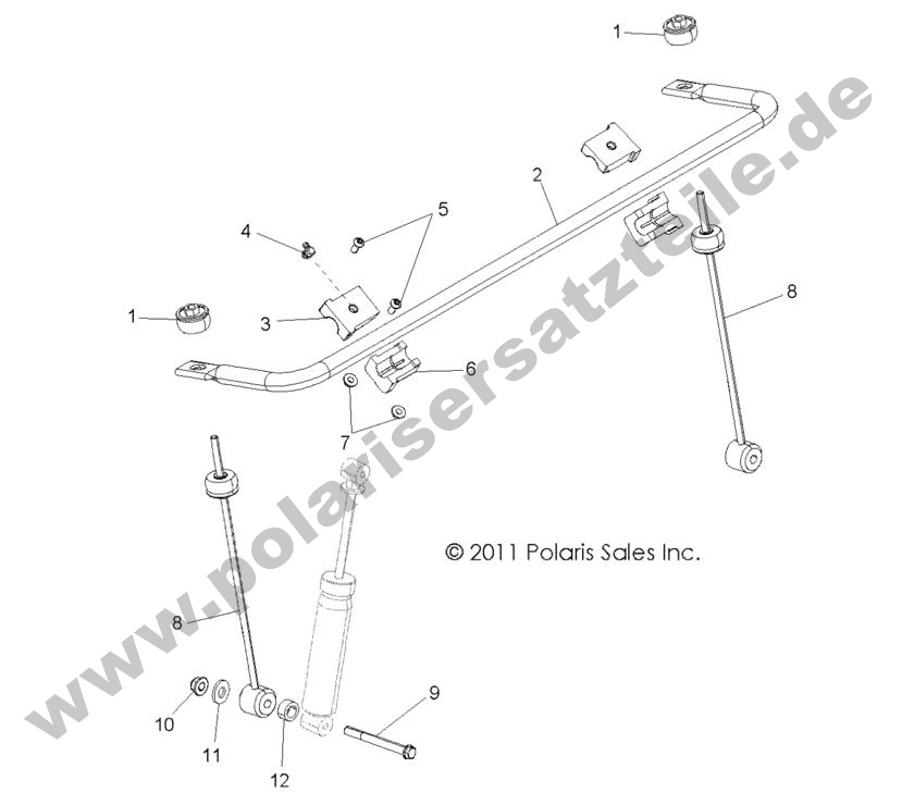 SUSPENSION, STABILIZER BAR, FRONT