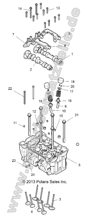 Engine, Cylinder Head and Valves