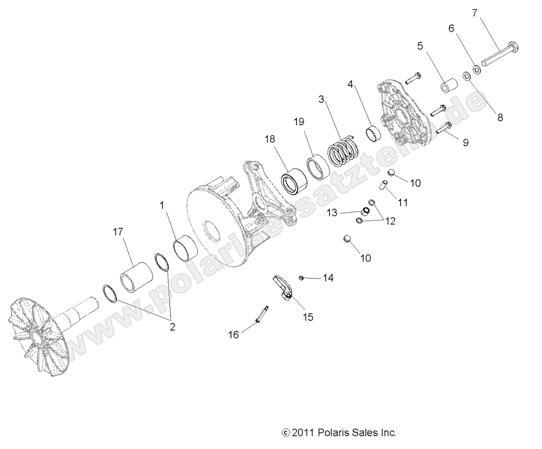 DRIVE TRAIN, PRIMARY CLUTCH