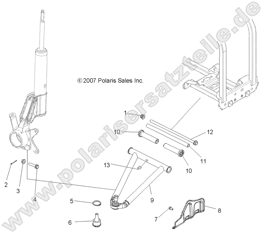 SUSPENSION, A-ARM and STRUT MOUNTING