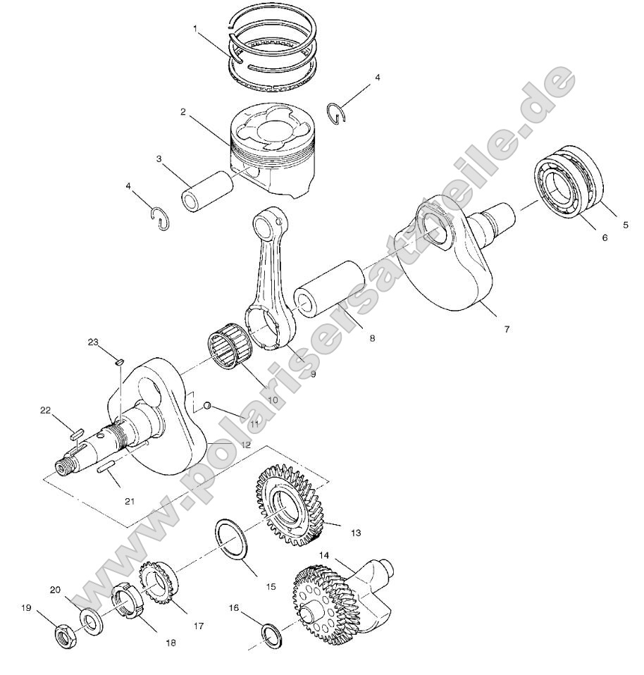 Crankshaft and Piston