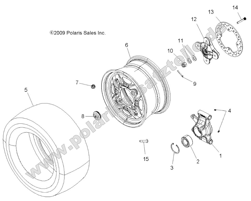 Wheels, Rear and Hub