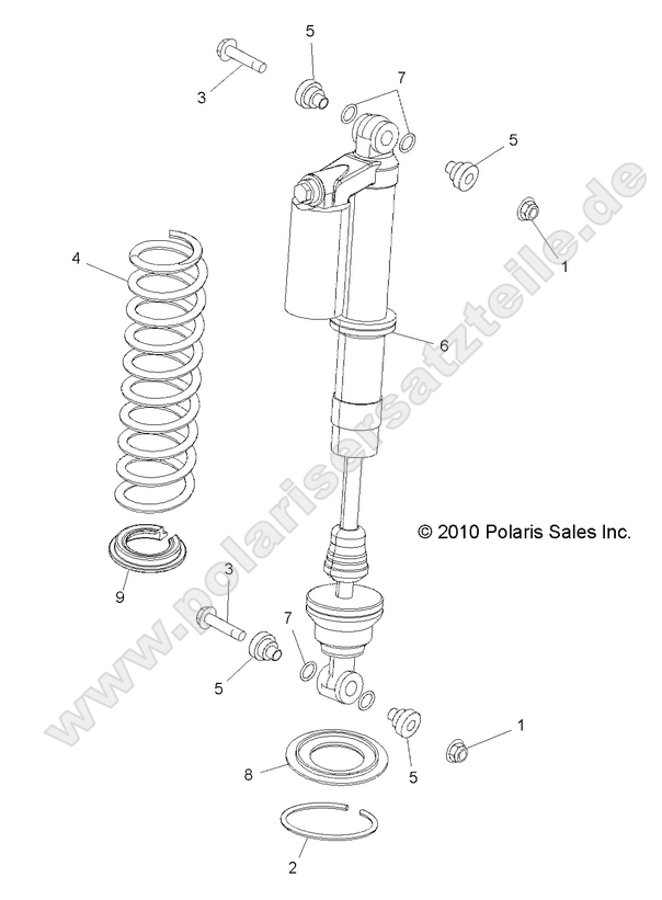 suspension rear shock mounting