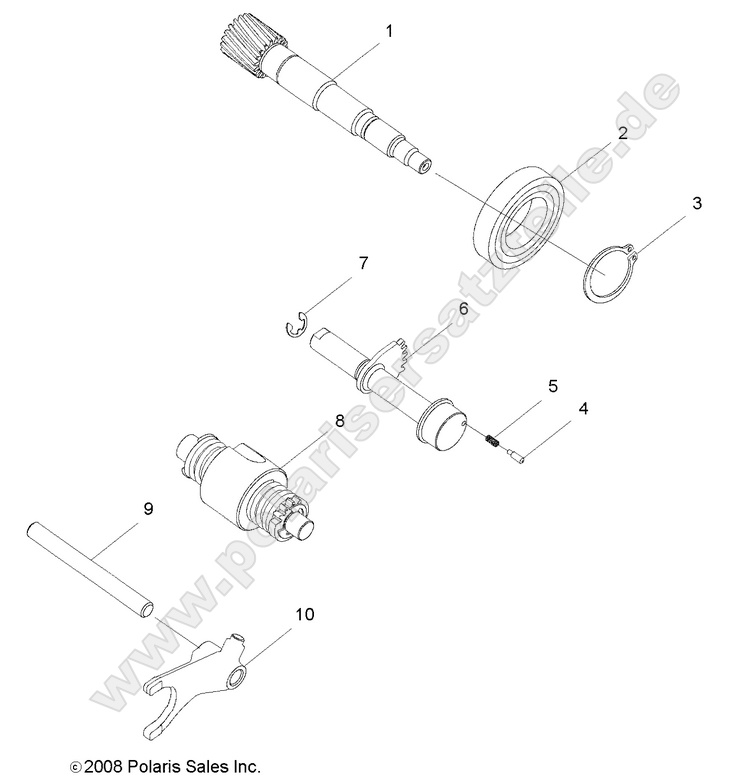 drive train drum shift