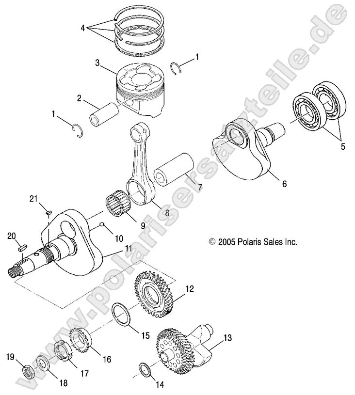 CRANKSHAFT and PISTON