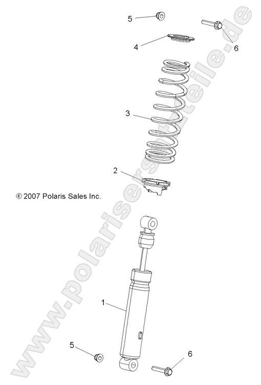 SUSPENSION, SHOCK, FRONT