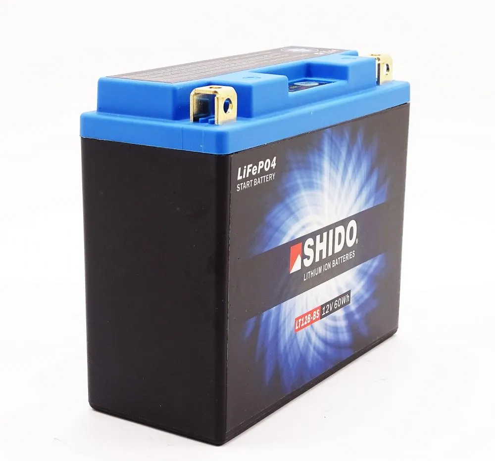 Shido LT12B-BS Lithium Ionen Batterie 12V LiFePO4 (YT12B-BS YT12-B4)