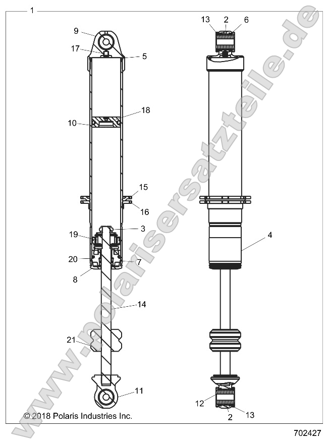 Suspension, Front Shock Internals