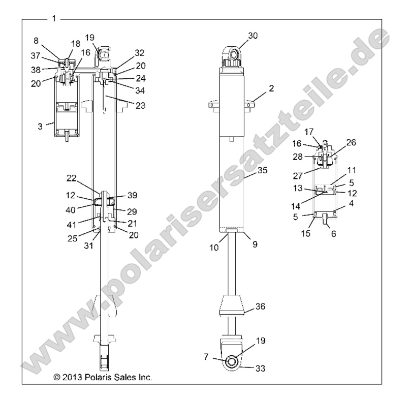 SUSPENSION, FRONT SHOCK