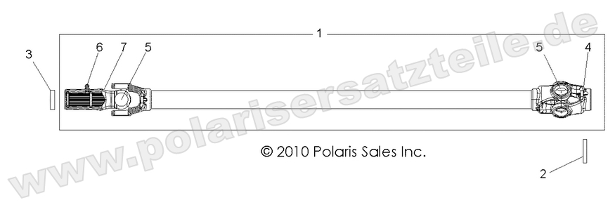 DRIVE TRAIN, FRONT PROP SHAFT