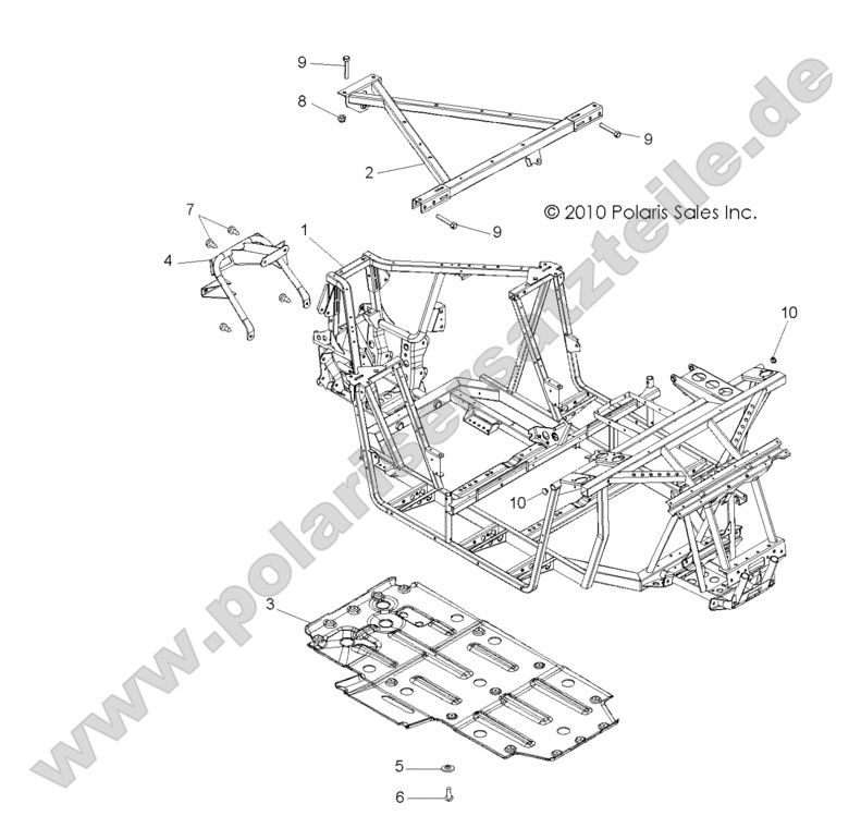 CHASSIS, MAIN FRAME and SKID PLATE