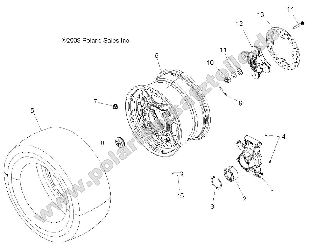 Wheels, Rear and Hub