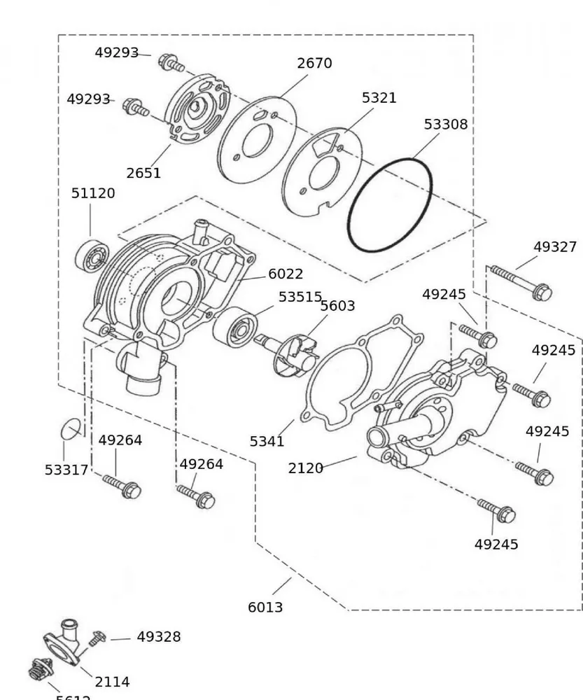 52668_50 Wasserpumpe