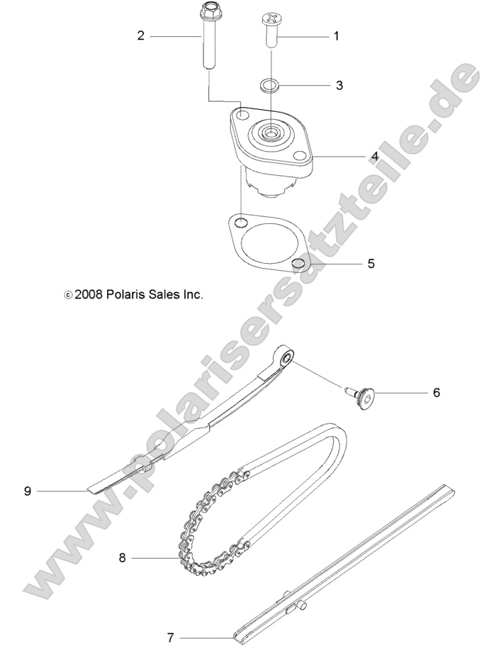 ENGINE, TENSIONER, CAM CHAIN