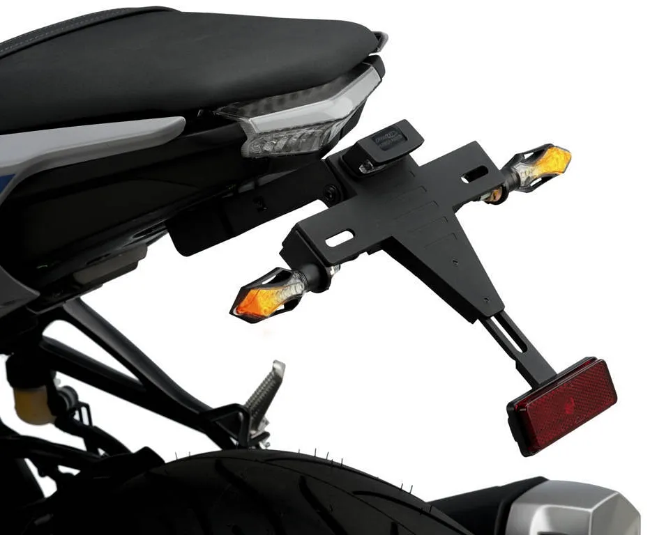 Puig Sequenzielle LED Blinker Set Tower, schwarz, Glas klar, ABE, 70x24 mm