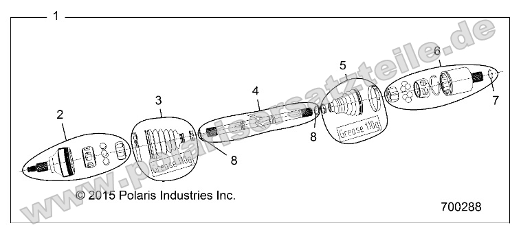 Drive Train, Rear Half Shaft