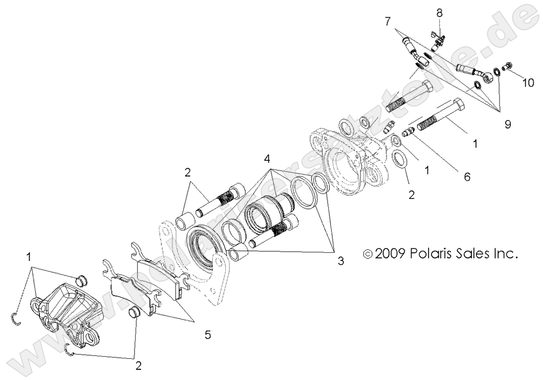 BRAKES, REAR CALIPER