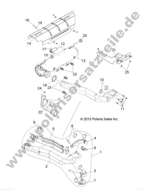 ENGINE, EXHAUST SYSTEM