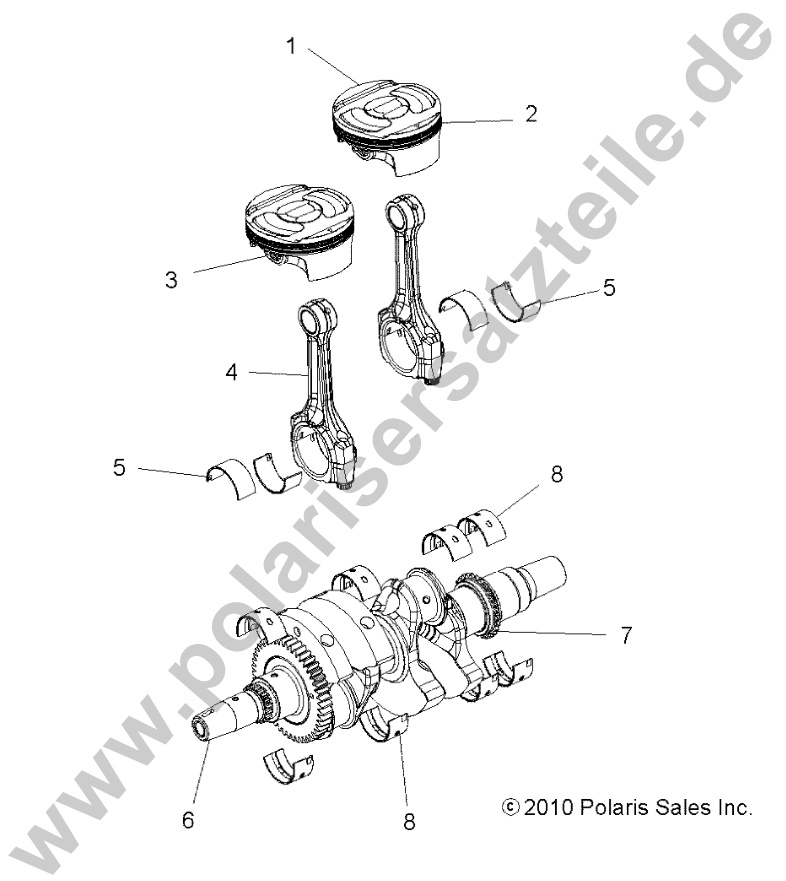 ENGINE, CRANKSHAFT and PISTON