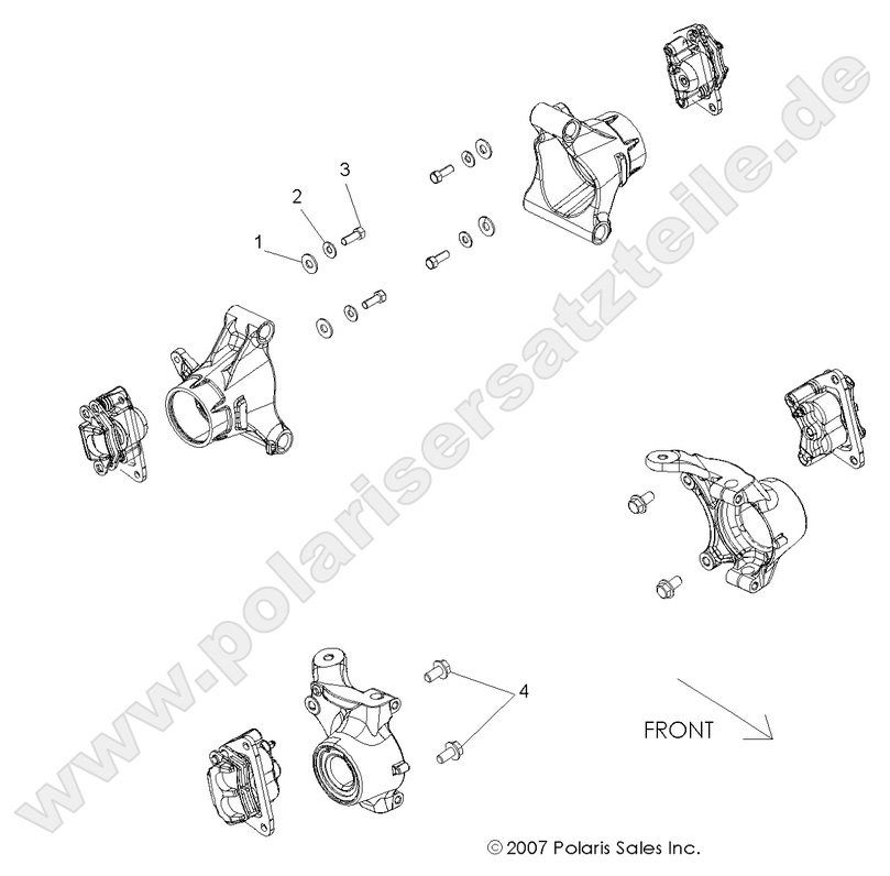 brakes caliper mounting