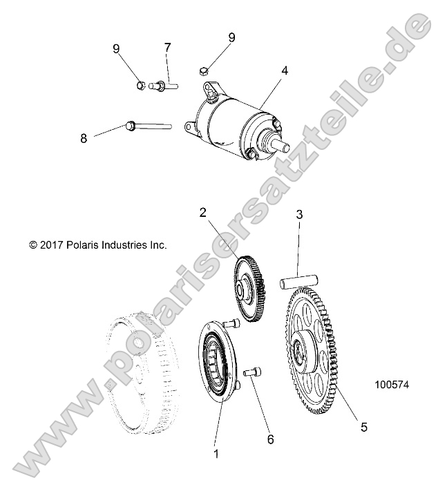 Engine, Starter Drive