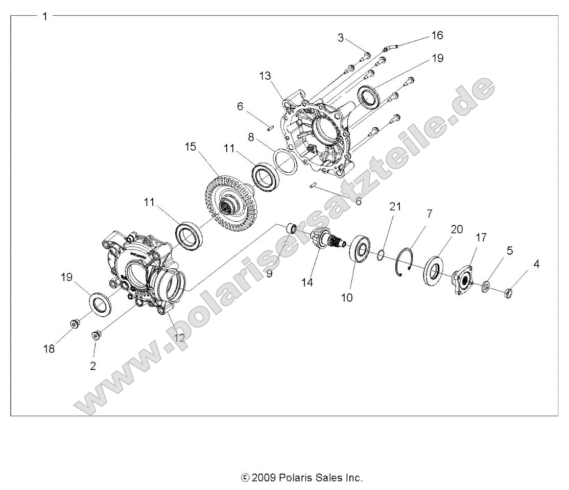 Drive Train, Rear Gearcase Internals